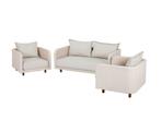 Loungeset Stoel bank Nayan Wicker Off White The Outsider, Tuin en Terras, Tuinsets en Loungesets, Verzenden, Nieuw