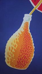 Bernard Villemot - Orangina,póster de Villemot archivo, Antiek en Kunst, Kunst | Tekeningen en Foto's