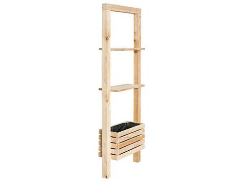 Veiling - 2x Verticale houten tuin 74x25x187cm, Tuin en Terras, Bloembakken en Plantenbakken, Nieuw