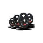 PH Fitness 37,5KG Rubberen Olympische Halterschijven Set, Overige materialen, Overige typen, Nieuw, Verzenden