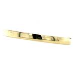 Gouden gladde slavenarmband 14 krt