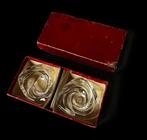 Val Saint Lambert - Zout- en pepervaatjes (2) - Originele, Antiek en Kunst