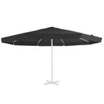 vidaXL Vervangingsdoek voor parasol 500 cm zwart, Tuin en Terras, Verzenden, Nieuw
