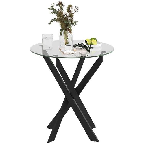 TRUUSK Eettafel, Ronde Keukentafel Voor 4 Personen, Eetkamer, Huis en Inrichting, Tafels | Eettafels, Nieuw, Verzenden