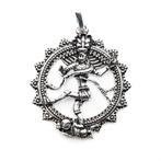 Hanger Shiva Zilverkleurig (35 mm), Sieraden, Tassen en Uiterlijk, Kettinghangers, Nieuw, Verzenden