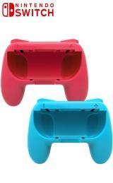 Switch Joy-Con Grip Third Party Rood & Blauw - iDEAL!, Spelcomputers en Games, Spelcomputers | Nintendo Switch, Zo goed als nieuw