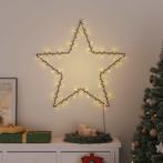 vidaXL Kerstverlichting ster silhouet 115 LEDs warm wit, Verzenden, Nieuw