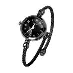 Vintage Horloge voor Dames - Luxe Kwarts Polshorloge Zwart, Verzenden, Nieuw, Stuff Certified®
