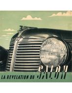 1938 AMILCAR COMPOUND BROCHURE FRENCH, Nieuw, Author