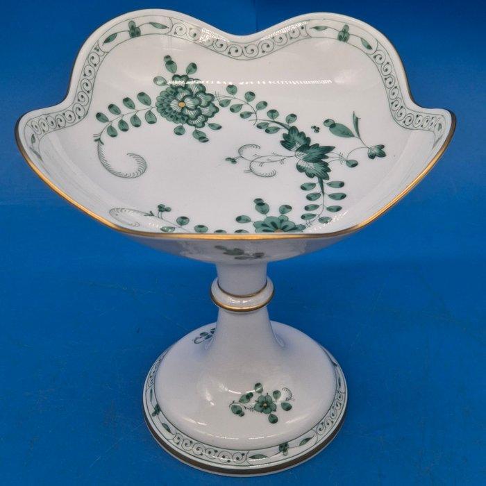 Meissen – Tafelaufsatz / Schale auf Fuß „Indisch Grün reich“, Antiek en Kunst, Antiek | Meubels | Tafels