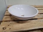 Opzetwastafel 40 x 13 cm rond polybeton (B), Huis en Inrichting, Ophalen of Verzenden, Nieuw