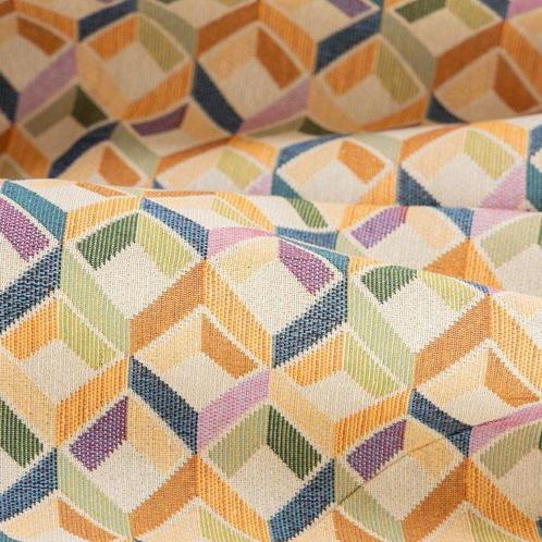 Geometrisch ruitpatroon - Dik - Gobelin - Textiel - 270 cm -, Antiek en Kunst, Antiek | Kleden en Textiel