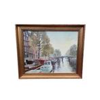 E. P. Moleveld (1946) - Amsterdamse grachten, Antiek en Kunst