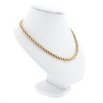 Gouden vossenstaart schakelcollier (Ketting), Sieraden, Tassen en Uiterlijk, Kettingen, Ophalen of Verzenden, Gebruikt, Overige kleuren