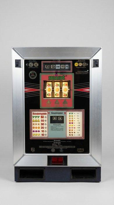 Gokautomaat - vintage “Mint” - Een drie-rollen West-Duitse, Antiek en Kunst, Antiek | Wandborden en Tegels