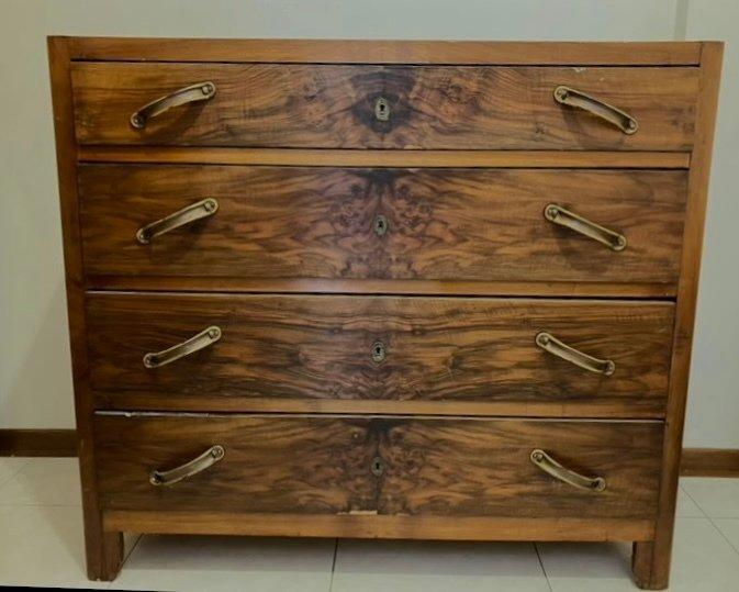 Ladekast - Walnoot, Antiek en Kunst, Curiosa en Brocante