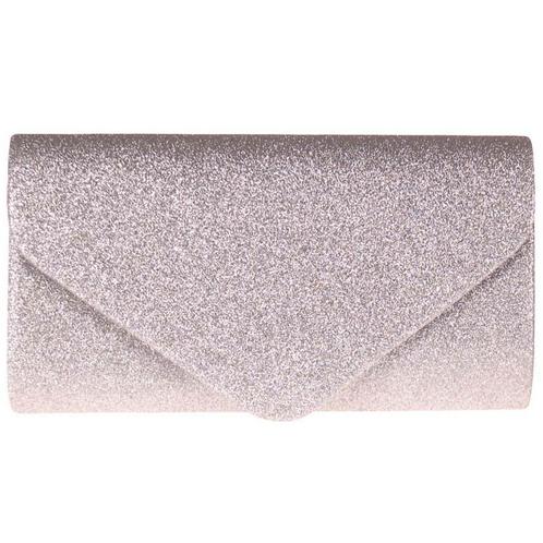 Avondtasje/Gala - Glitter Zilverkleurig Glad- Envelopmodel -, Sieraden, Tassen en Uiterlijk, Tassen | Damestassen, Grijs, Nieuw