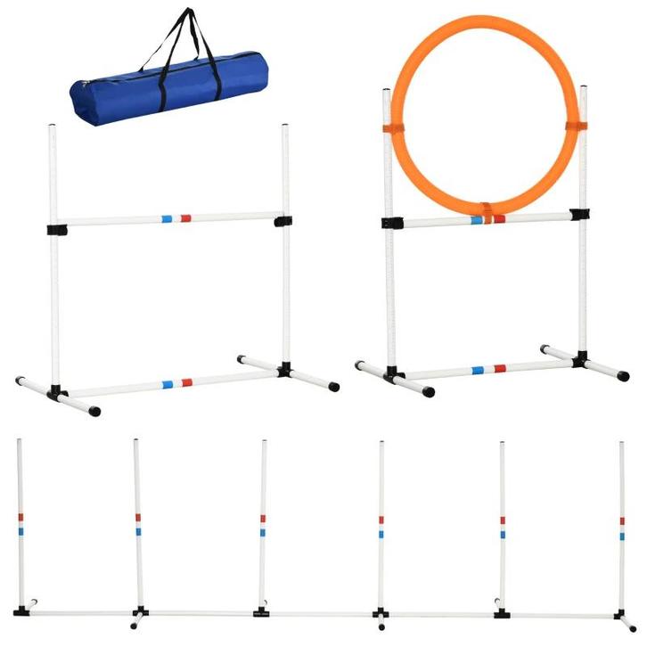 TRUUSK 3-delige Hond Agility Set - Inclusief Draagtas - Gesc, Dieren en Toebehoren, Honden-accessoires, Nieuw, Verzenden