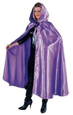 Cape met capuchon satijn paars, Kleding | Dames, Ophalen of Verzenden, Nieuw