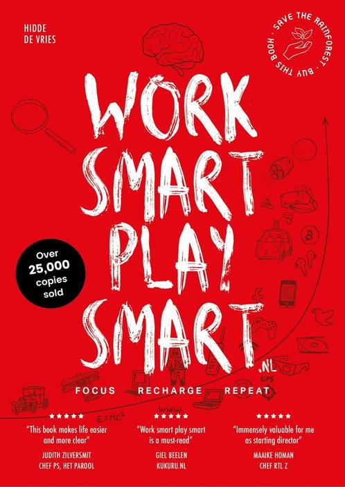 Work smart play smart 9789082034738 Hidde de Vries, Boeken, Taal | Engels, Gelezen, Verzenden