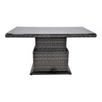Loungetafel verstelbaar Soho Forte 130x75 cm - antraciet, Ophalen of Verzenden, Nieuw, Zwart