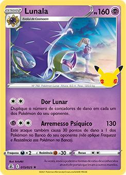 Lunala celebrations 015/025, Hobby en Vrije tijd, Verzamelkaartspellen | Pokémon, Losse kaart, Nieuw, Foil, Ophalen of Verzenden