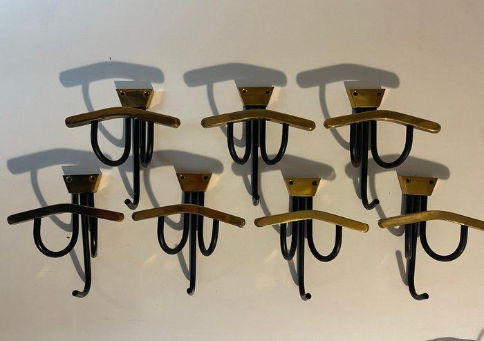 Set kapstokhaken - IJzer - Set van zeven kapstokken, Antiek en Kunst, Kunst | Designobjecten
