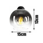 Hanglamp – Plafondlamp Industrieel 4-Lamps Smoke-Transpirant