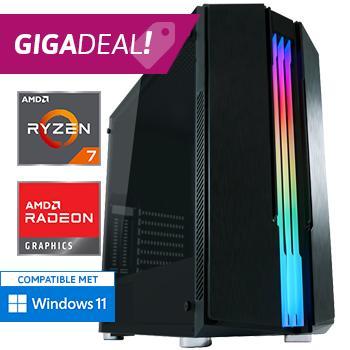 Ryzen 7 - RX 9070 - 32GB - 1TB  - WiFi - BT - Game PC, Computers en Software, Desktop Pc's
