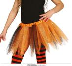 Tutu Oranje/Zwart Glitter Kind, Nieuw, Ophalen of Verzenden