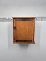 Amsterdamse School wandkast – eikenhout met fineeraccenten,, Antiek en Kunst