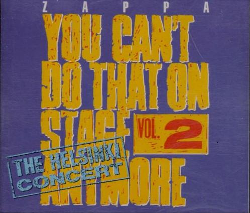 cd - Frank Zappa - You Cant Do That On Stage Anymore Vol. 2, Cd's en Dvd's, Cd's | Overige Cd's, Zo goed als nieuw, Verzenden