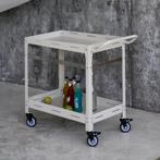 Serveerwagen Bard metalen outdoor trolley champagne casa.pro, Huis en Inrichting, Verzenden, Nieuw
