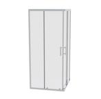 SALE - Krevo 90 x 90 -  Chroom - Douchecabine  -  Douchewand, Ophalen of Verzenden, Nieuw