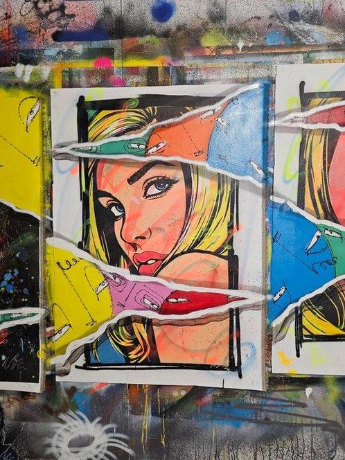 UTOPIA XX - bubbles mix A-10, Antiek en Kunst, Kunst | Schilderijen | Modern