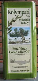 ** 5L Extra vierge olijfolie uit Kreta **, Ophalen of Verzenden