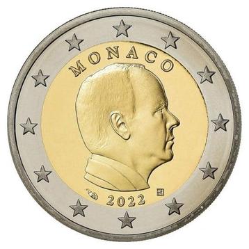 Monaco 2 euro munt UNC diverse jaren