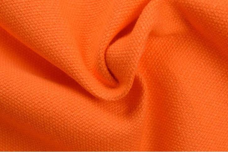 10 meter canvas stof - oranje - Katoenen stof, Hobby en Vrije tijd, Stoffen en Lappen, 120 cm of meer, 200 cm of meer, Oranje