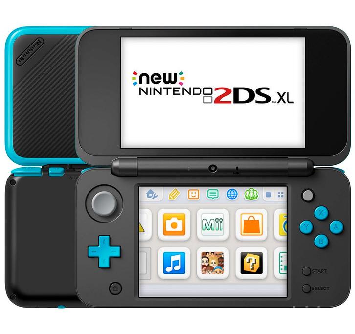 Nintendo New 2DS XL Console - Zwart/Turquoise (Met dode pixe, Spelcomputers en Games, Spelcomputers | Nintendo 2DS en 3DS, Zo goed als nieuw