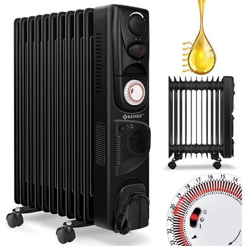 Oliegevulde Radiator - 2500W - elektrische kachel met olie, Doe-het-zelf en Verbouw, Verwarming en Radiatoren, Verzenden