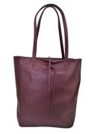 Bordeaux Vera Pelle leren shopper, Sieraden, Tassen en Uiterlijk, Tassen | Schoudertassen, Verzenden, Nieuw