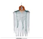 Clown Hanger Halloween met Oranje haar 120cm, Nieuw, Ophalen of Verzenden