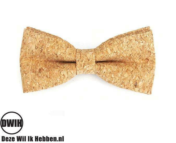 Vlinderdas van kurk, model 1, Kleding | Heren, Stropdassen, Verzenden