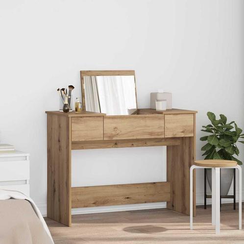 vidaXL Plafondtafel met lade artisanaal eikenkleurig 100 x, Huis en Inrichting, Tafels | Kaptafels, Nieuw, Verzenden