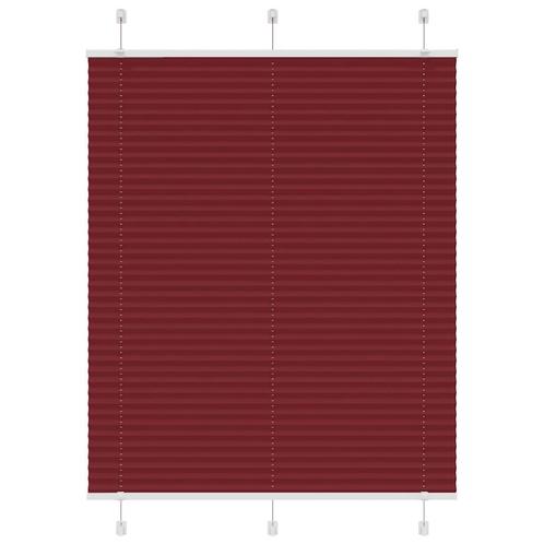 vidaXL Plissé rolgordijn 105x150cm stofbreedte 104,4cm, Huis en Inrichting, Stoffering | Gordijnen en Lamellen, Rood, Nieuw, Verzenden