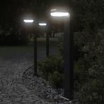 vidaXL Vloerlampen voor buiten 3 st 80 cm gegoten aluminium, Tuin en Terras, Buitenverlichting, Verzenden, Nieuw