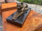 Decoux - sculptuur, Milo - Cat - 12 cm - Marmer, Antiek en Kunst