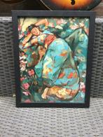 Borgen Lindhardt (1974) - Kimono meisje in turquoise