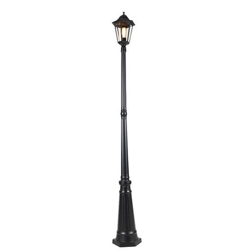 Smart buitenlantaarn zwart 200 cm IP44 incl. Wifi ST64 -, Tuin en Terras, Buitenverlichting, Nieuw, Overige materialen