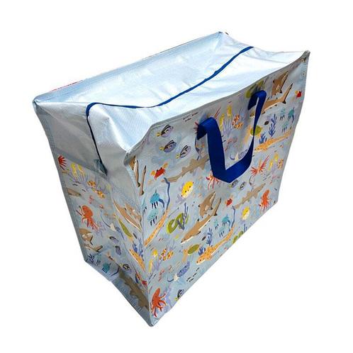 Grote Boodschappentas met rits/Waszak/Opbergtas - Marinivers, Sieraden, Tassen en Uiterlijk, Tassen | Damestassen, Nieuw, Ophalen of Verzenden